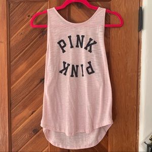 victoria secret pink workout tank top